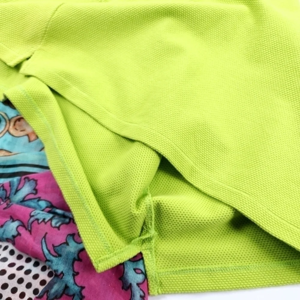 Real Clothes Textured Lime Dress Sz L - Picture 7 of 10
